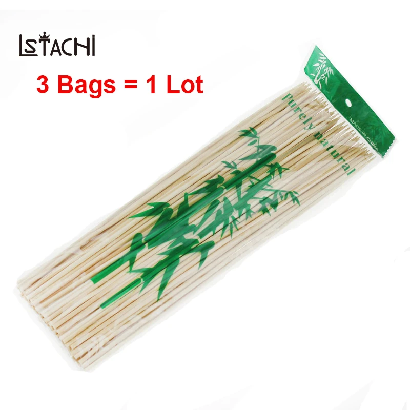 

LSTACHi Eco-friendly New High Quality 30cm Bamboo Skewer With Comopetive Price For Barbeque BBQ Camping