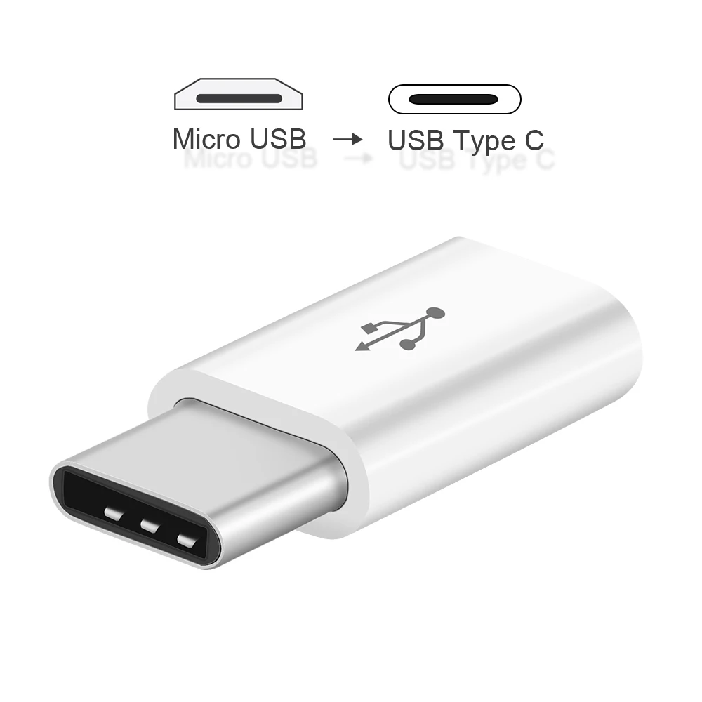 Usb type C разъем адаптера Micro USB мама к USB-C папа USB 3,1 конвертер данных для samsung для Galaxy Note 8 S8 Plus и т. Д