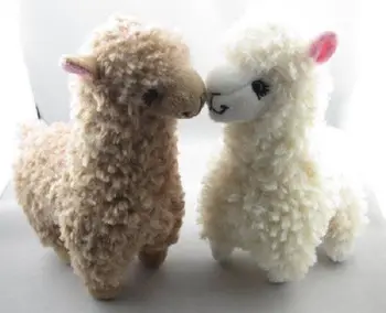 

2pcs Cute Alpaca Plush Toy Camel Cream Llama Stuffed Animal Kids Doll 23cm Heigh