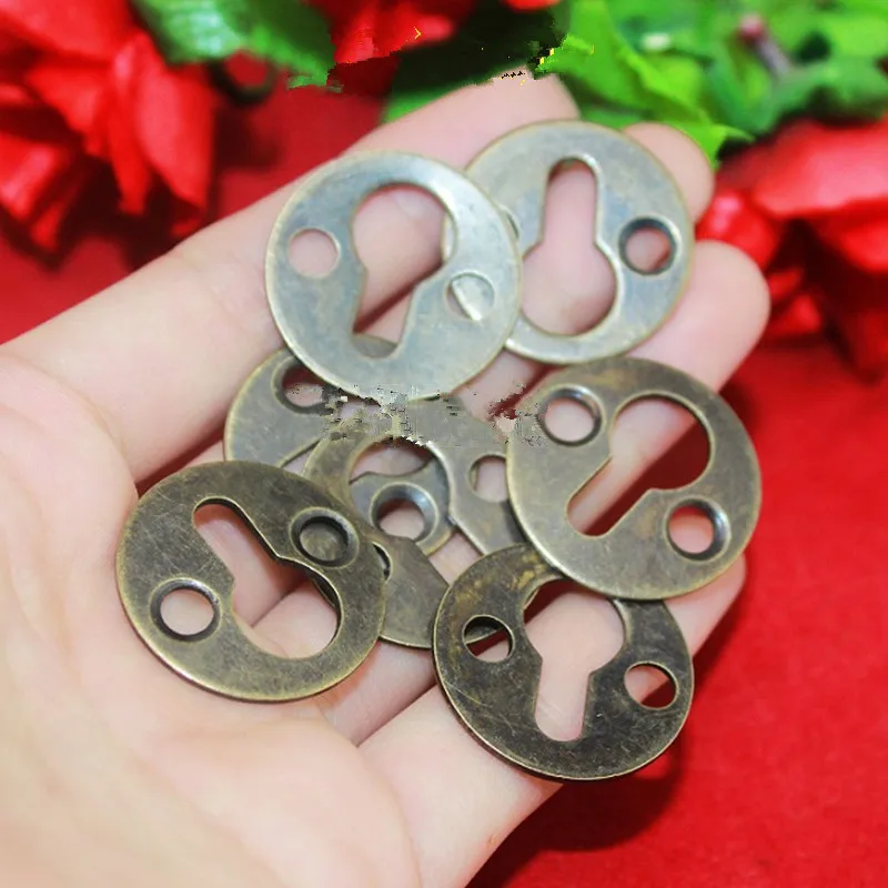 جولة صورة النفط اللوحة إطار المرآة هوكس المعلقون مع مسامير ، البرونز لهجة ، 25 ملليمتر ، 20 قطع جولة صورة النفط اللوحة إطار المرآة هوكس المعلقون مع مسامير ، البرونز لهجة ، 25 ملليمتر ، 20 قطع