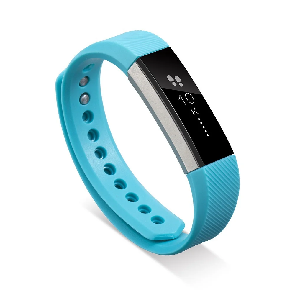 Новейшие 5 шт. регулируемые Сменные ленты TPE для Fitbit Alta силиконовый стиль браслет с часы для безопасности Пряжка Размер S L