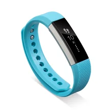 Новейшие 5 шт. регулируемые Сменные ленты TPE для Fitbit Alta силиконовый стиль браслет с часы для безопасности Пряжка Размер S L