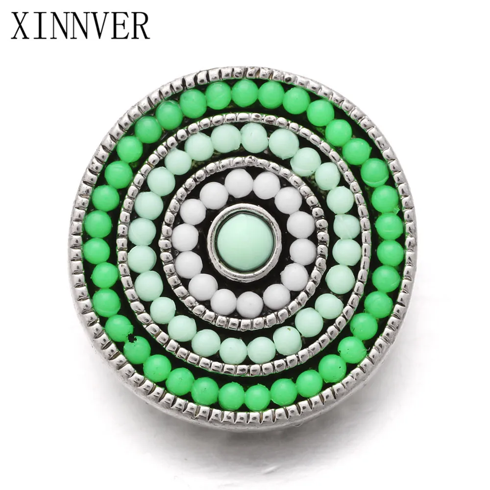 2pcs/lot 18MM Snap Button Jewelry DIY Christmas Gift Pattern Xinnver