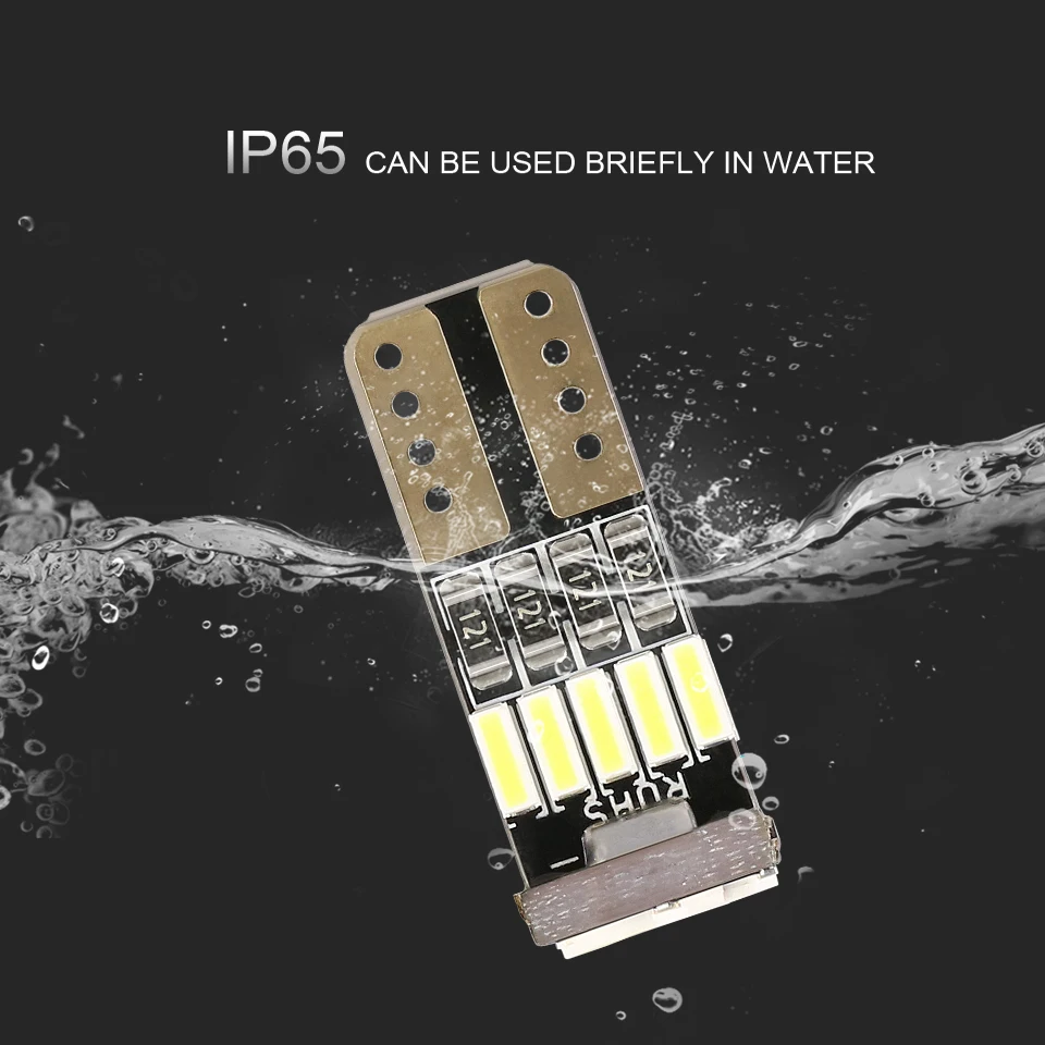 ANMINGPU 10x сигнальная лампа T10 w5w светодиодный светильник без Ошибок Canbus W5W 168 194