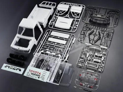 1/10 Toyota Land Cruiser LC70 комплект кузовов для AXIAL SCX10 RC8WD TF2 LWB AX90047/ax90046/ax90037|1/10 body|body 1/10axial scx10