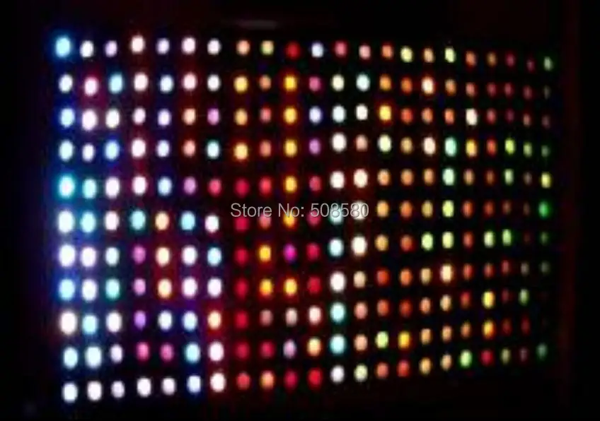 2 шт./лот, RGB 3x6 светодиодный LED видео шторы сценический костюм шт. SMD 352 огнестойкие велюр + контроллер Светодиодная завеса для зрелищных