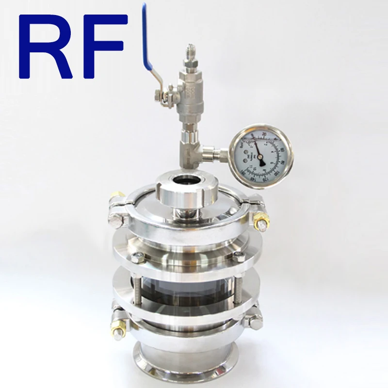 RF 3 шт. 1 5 дюйма 2 4 6 дюймов 8 10 12 FPM Viton уплотнительная прокладка для тройного зажима