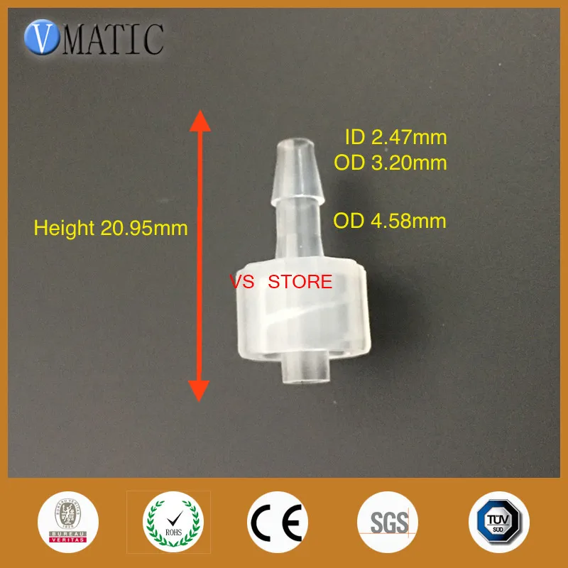 

Free Shipping Pack Of 10 X 1/8 Inch Barb Male Luer Lock Tapered Fitting (Polyprop) Luer Lock Tapered Connector