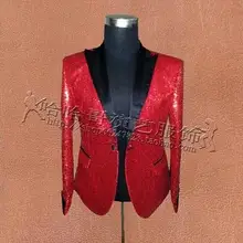 Новые мужские дизайнерские костюмы masculino homme terno сценические костюмы для одиночных блесток Блейзер Мужская танцевальная куртка Звезда Стиль платье панк