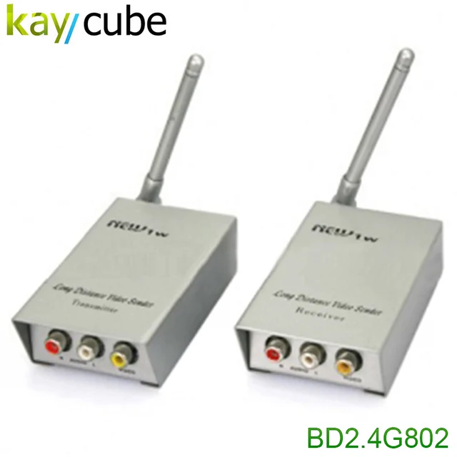 BADA 1W 2.4GHz 4 Channel Wireless AV Receiver and 1000mW Transmitter