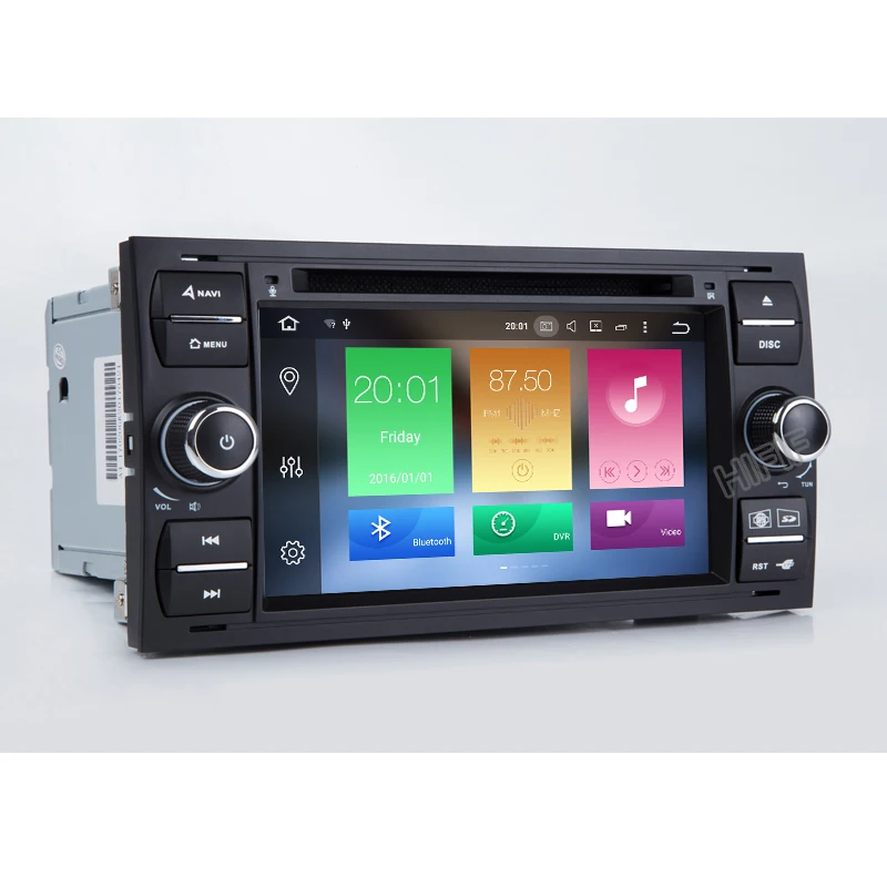 Автомобильный DVD плеер DSP 7 дюймов на Android 10 с GPS OBD2 радио для Ford C Max Fiesta Fusion Kuga