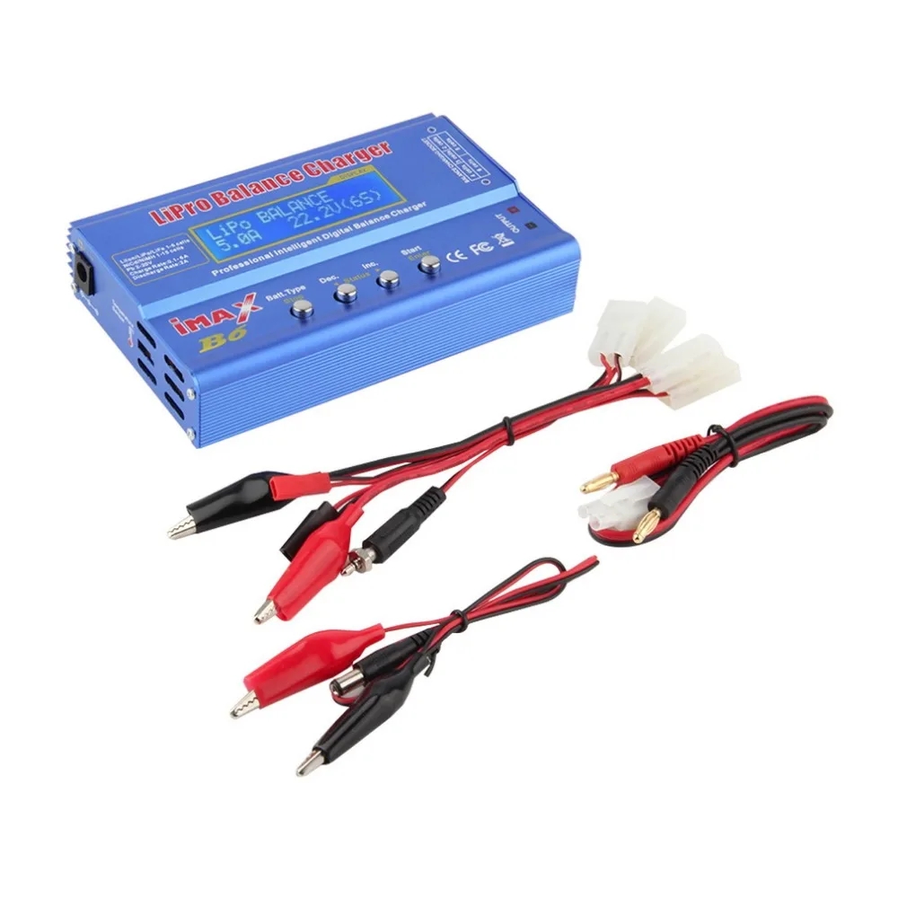1Set iMAX B6 Lipo NiMh Li ion Ni Cd RC Battery Balance Digital Charger Discharger New