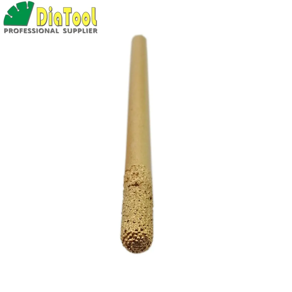 2pcs 6/20mmX90mm Cylinder ball-end CNC STONE Engraving Bits /CNC Tool, stone carving tools, Diamond burrs, End Mill