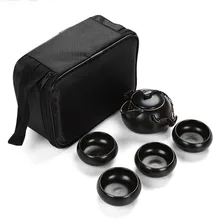 Чайный набор кунг-фу керамический дорожный автомобиль открытый портативный чайник celadon чайный подарочный набор