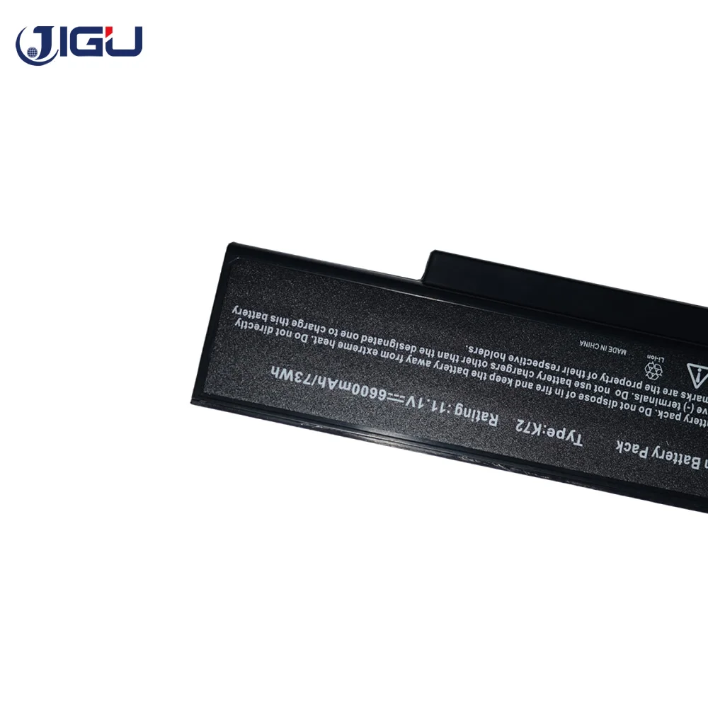 JIGU Аккумулятор для ноутбука Asus A32 K72 N71 A72 X77 K73 A72F K72J K72L K72Y K72Q N71V N73G N73Q X77V X77J N73J K72R|laptop