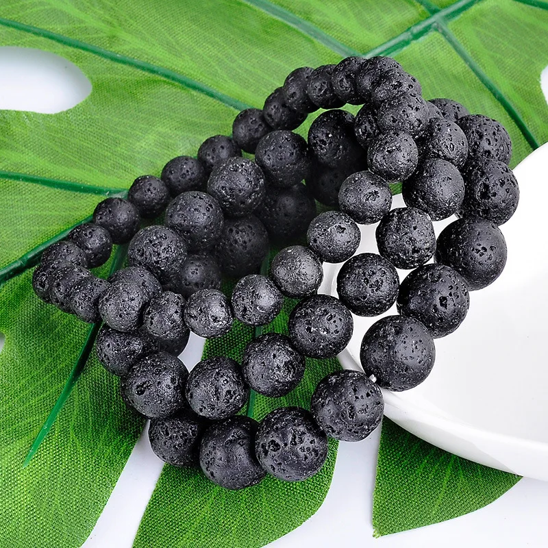 

SA SILVERAGE Handmade Beaded Yoga Bracelet Men's Energy Natural Stone Bracelet Trend Simple Retro Fashion Energy Stone Bracelet