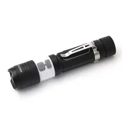 Прочный и прочный водостойкий светодиодный перезаряжаемый фонарик с интерфейсом Micro USB для активного отдыха