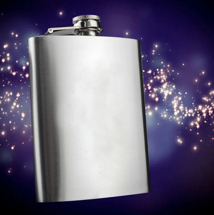 

New Arrival !!! 1pc 6 oz Liquor Stainless Steel Pocket Hip Flask Screw Cap