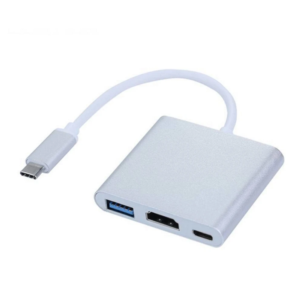 Адаптер конвертер 3 в 1 с USB на 4K HDMI для MacBook 12|3 in hdmi|hdmi converterhdmi converter adapter |