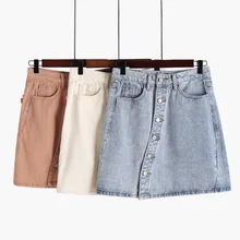 Button designer Women Blue Ripped Bodycon Mini Denim Pencil Skirts Female Lady 2019 Mid Waist Streetwear Loose Short Jean Skirts Button designer Women Blue Ripped Bodycon Mini Denim Pencil Skirts Female Lady 2019 Mid Waist Streetwear Loose Short Jean Skirts
