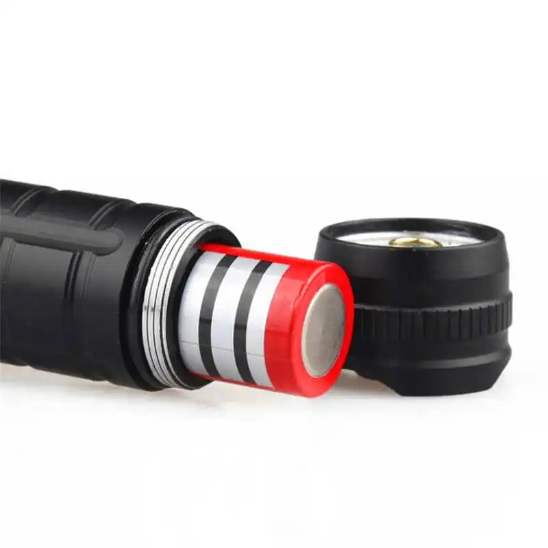 XM-L T6 led flashlight rechargeable Flashlight Torch Lamp AC+ 18650 Battery Charger powerful led flashlight 18650 #4A30 (6)