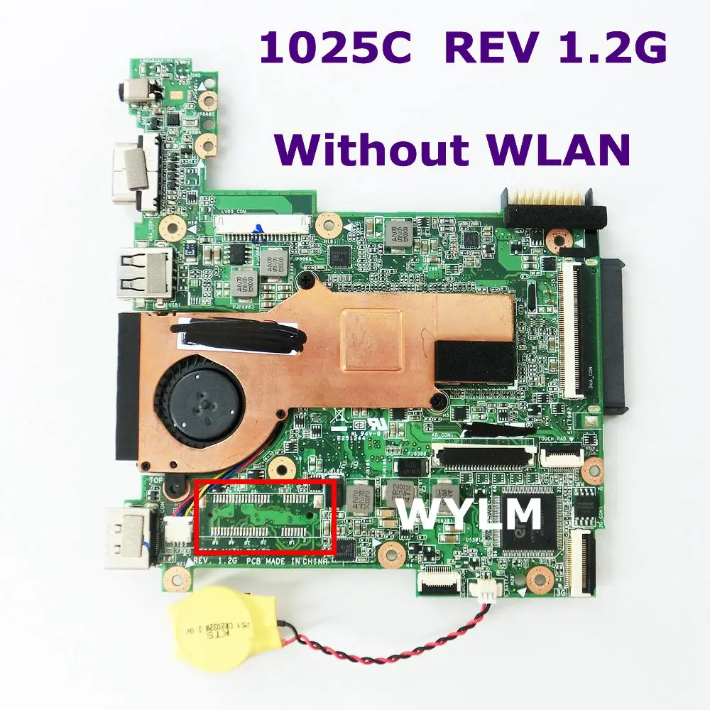 1025C Without LAN mainboard REV 1.2G For ASUS 1025C Laptop motherboard MAIN BOARD DDR3 100% Tested Working Well free shipping 1025C Without LAN mainboard REV 1.2G For ASUS 1025C Laptop motherboard MAIN BOARD DDR3 100% Tested Working Well free shipping