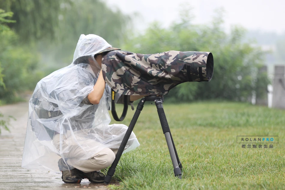 Линзы rolanpro камуфляж пальто дождевик для Sigma APO 150-500 мм f/5-6,3 DG OS линза HSM защитный рукав пистолеты чехол для улицы