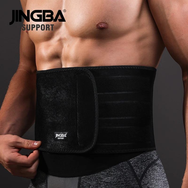 JINGBA поддержка талии триммера поддержка Slim fit брюшной талии Пот пояс Спортивная безопасность спины Поддержка Спортивное защитное снаряжение