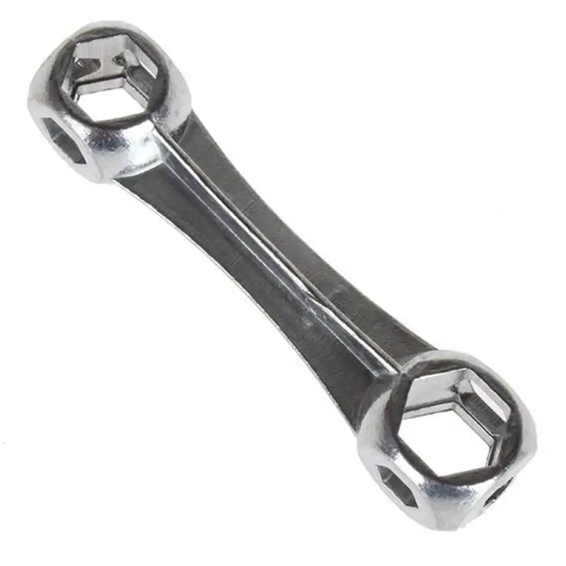 Best 10 in 1 Mini Bicycle Repair Tool 6 15mm Dog Bone Shape Wrench Hexagon Holes Cycling Spanner Hand Multi Tools for Bicycles