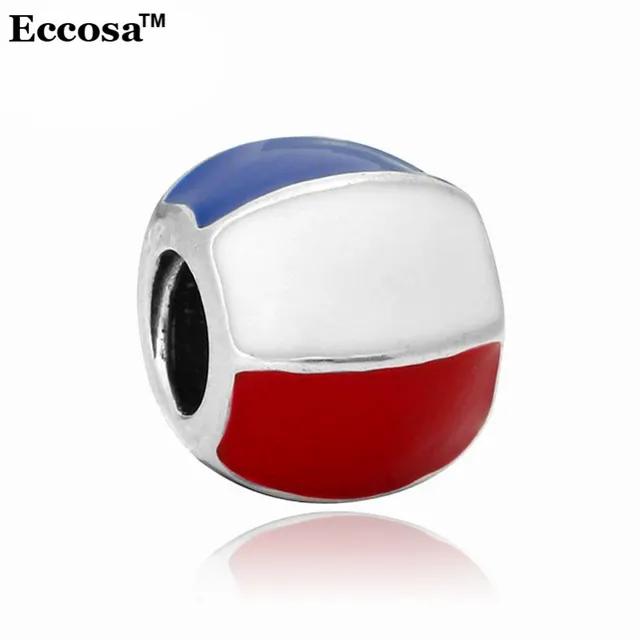New Arrival Fashion Charm Inexpensive Enamel Netherland Flag Large New Arrival Fashion Charm Inexpensive Enamel Netherland Flag Large Hole Beads For Diy Pandora Charms Bracelets