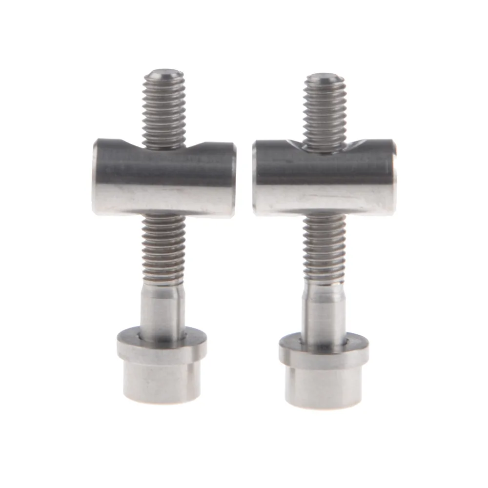 

Wanyifa Titanium Ti M5x30mm Bolts Screws Nut Washer 2 Bolts, 2 Nuts & 2 Washers For Thomson Seatpost Bike Accessories