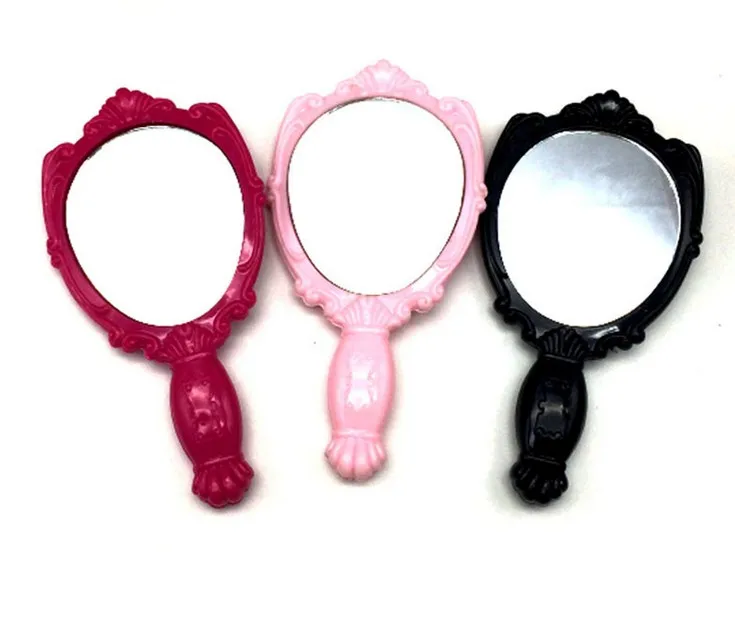 20PCS/LOT Vintage Rose Cosmetic Mirror Plastic Makeup