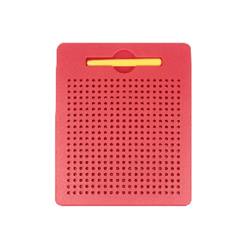 Портативный Магнитный Мяч эскиз Pad планшет доска для рисования с магнитным стилусом - Цвет: Красный