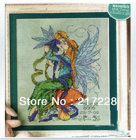 

14CT Fairy Mother and Child, Joan Elliott Cross Stitch Set 30x40cm CS-074WM