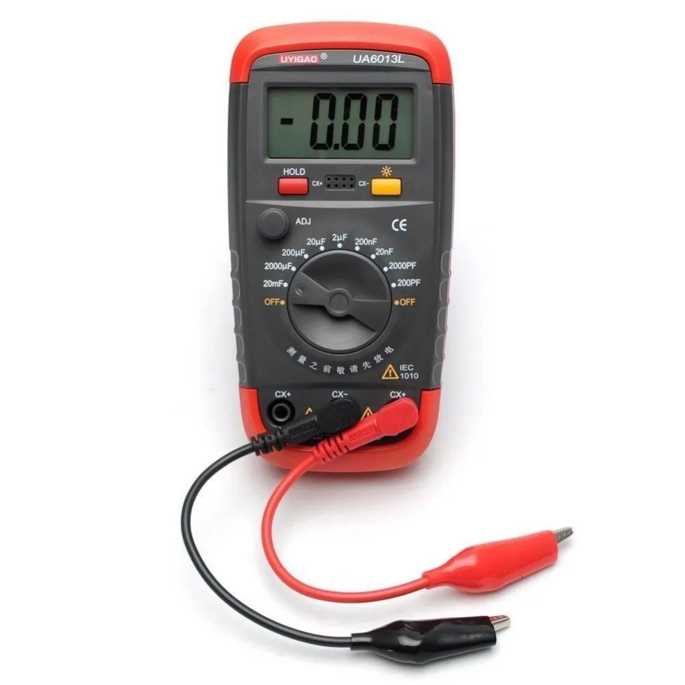 UA6013L Auto Range Digital Capacitor Meter Multimeter Measurement