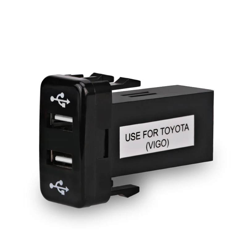 USB зарядное устройство адаптер Порт розетка для интерфейса Toyota 12 В порт VIGO|usb port
