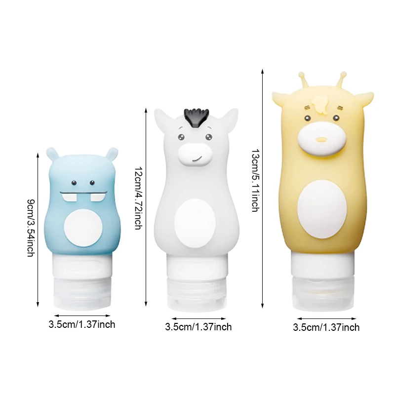 3Pcs Portable Travel Soap Dispenser Set Shower Gel Shampoo Bottle Liquid Container Bathroom Product Household Accessories Stuff 3Pcs Portable Travel Soap Dispenser Set Shower Gel Shampoo Bottle Liquid Container Bathroom Product Household Accessories Stuff