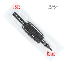 30 шт. х одноразовые татуировки Захваты труб Ассорти Смешанный Размеры 3/"(19 мм) для татуировки иглы чашки чернил Grip Наборы DTG-A3607-18R