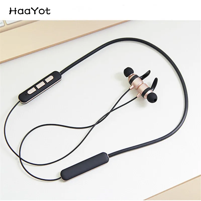 Беспроводная Bluetooth-гарнитура HAAYOT бинауральные стерео магнитные