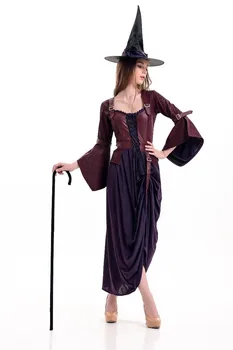 

Witch Cosplay Women Costumer Dress Sexy High Quality Long Term Outfit