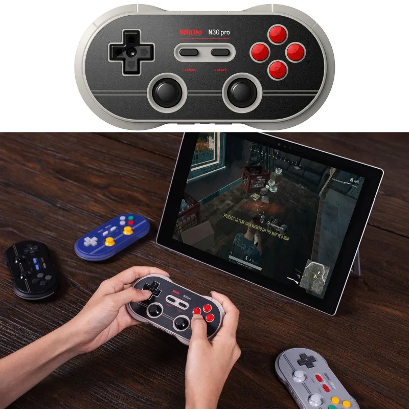 8bitdo N30 Pro 2 Bluetooth геймпад Беспроводной контроллер с помощью джойстика Nintendo Switch для компьютера, мобильного телефона