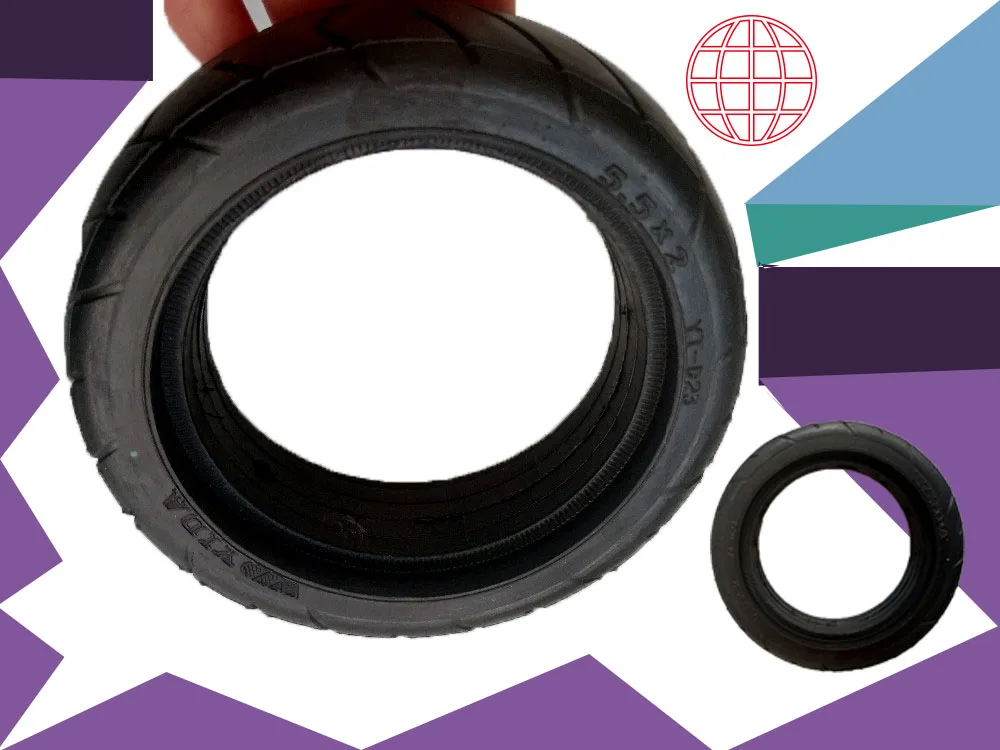 

Carbon fiber electric scooter 5.5 inch tyre front wheel tire