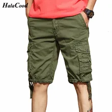 Горячая Мода мужской хлопка повседневные шорты свободные плюс размер шорты Карго мужские прохладное лето военные короткие брюки Selected Homme шорты