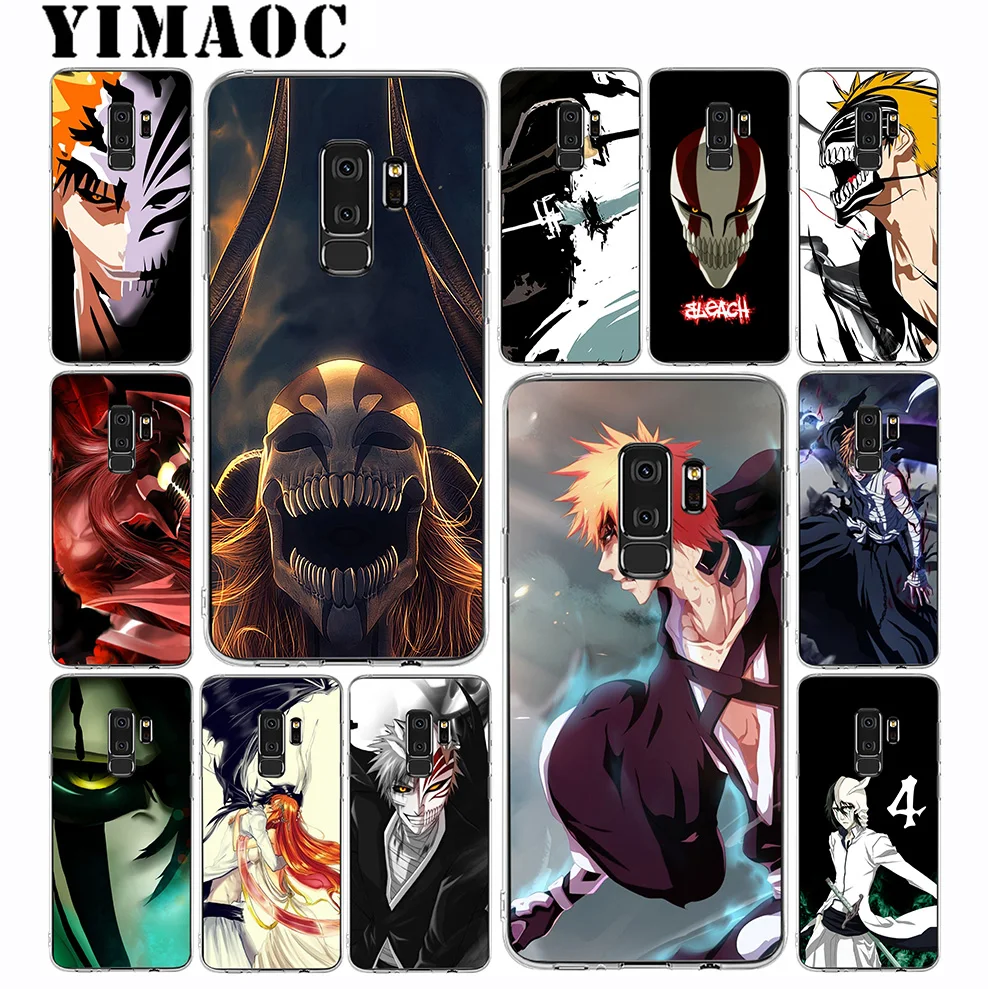 YIMAOC Bleach Anime Japan Soft Silicone Case for Samsung Galaxy S10 S10E S9 S8 Plus S7 S6 Edge &amp Note 9 8 Cover |