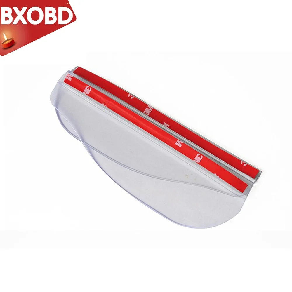 

Universal Flexible PVC Car Rearview Mirror Rain Eyebrow Trim Cover Auto Rainproof Eyebrow Sticker Rain Shield Guard