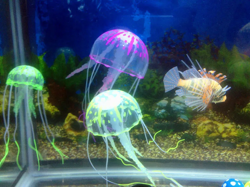 2 шт. искусственные Медузы для аквариума|fish decoration|artificial jellyfishjelly fish |