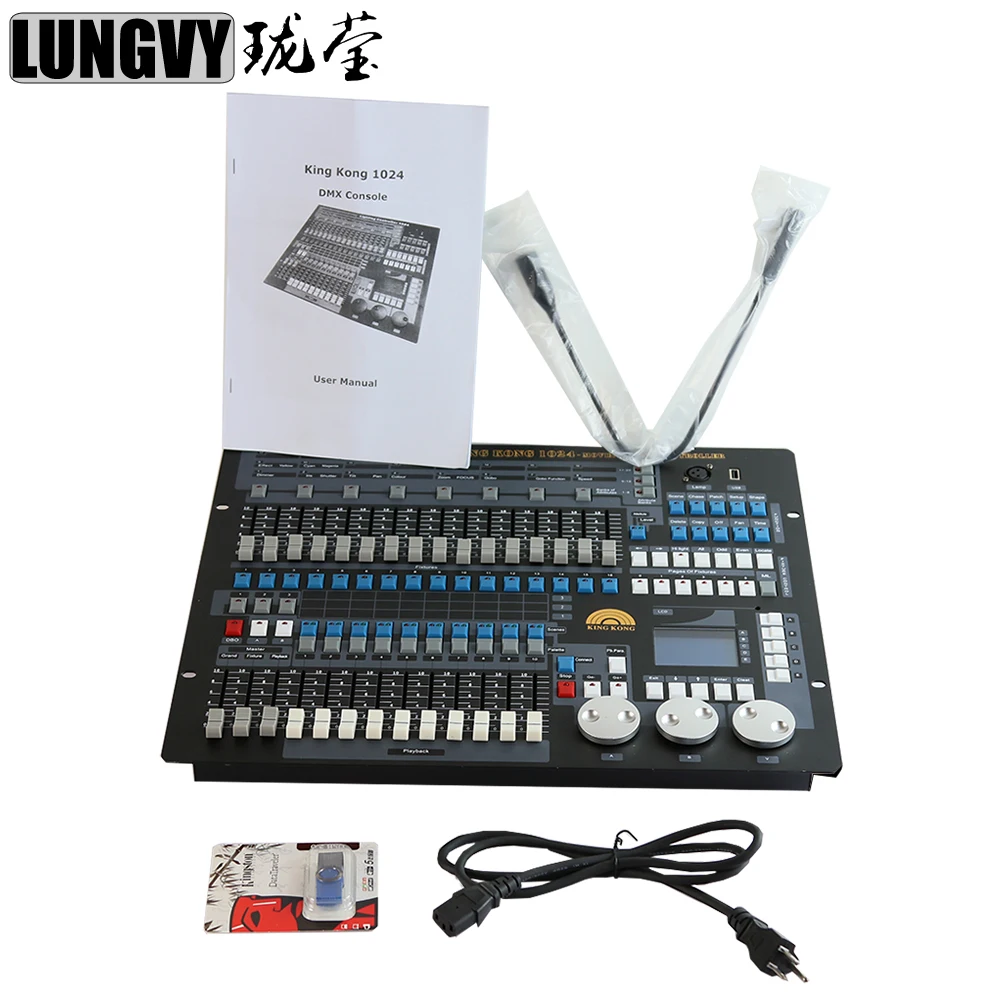 

Free Shipping KINGKONG 1024 Pearl DJ Avolite DMX Stage Light Support Control Professional Consoles