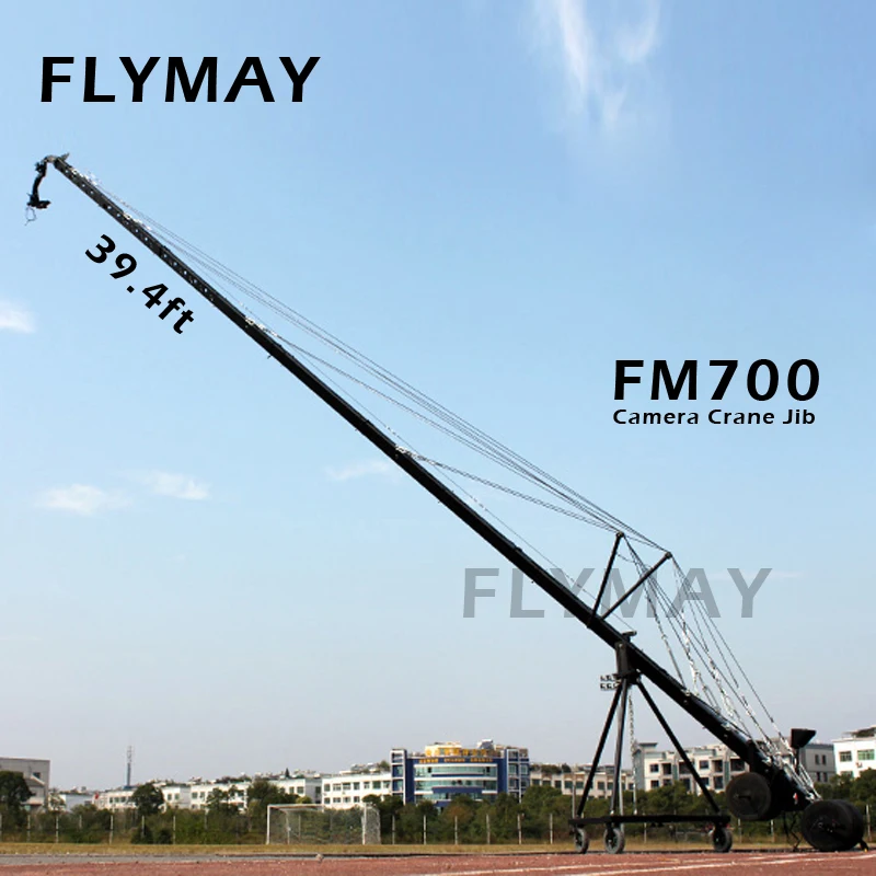 Flymay Professional Dv Camera Crane Jib 12m Triangle Shape For 5kg