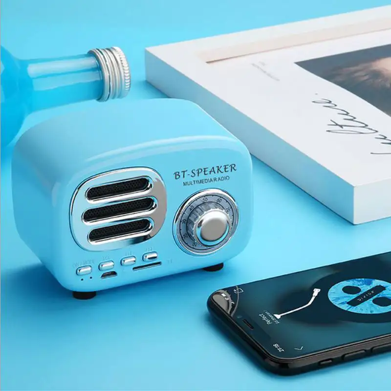 

Mini Bluetooth Speakers HIFI Sound MP3 Music Player Support 32G TF Card AUX with HD Mic
