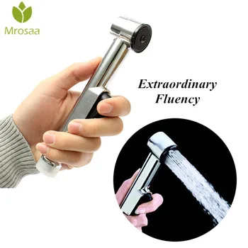 

Mrosaa Multifunction Handheld Toilet Bidet Shattaf Spray ABS Sprayer Single Handle Bathroom Shower Head Nozzle Showerhead